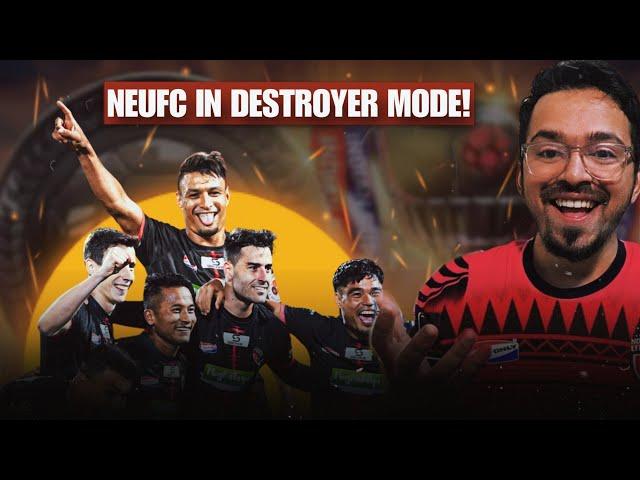 Northeast United in DESTROYER MODE!  NEUFC vs East Bengal 4-0