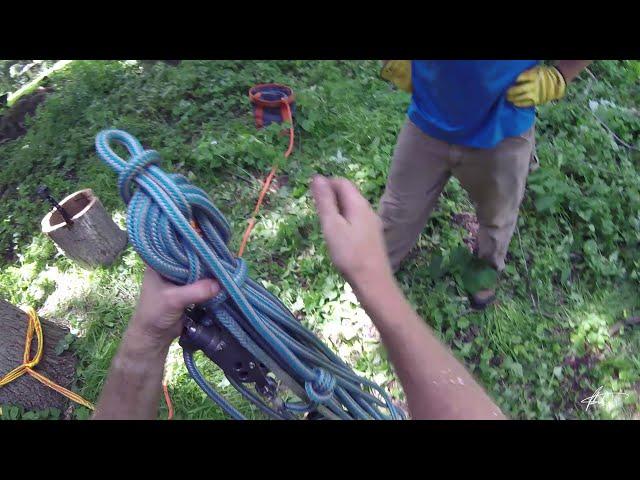 Fiddle Block 5:1 Mechanical Advantage Basics | Arborist Rigging Essentials 2019