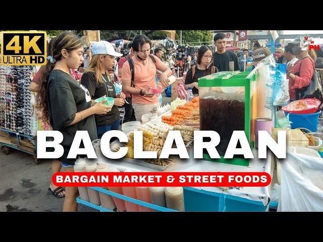 [4K] AMAZING Baclaran Street Food & Market Tour | Parañaque City, Philippines