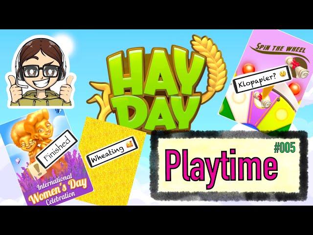 Hay Day - Playtime #005 - Weltfrauentag 75x Helfen, Level Up 161️162, Gameplay