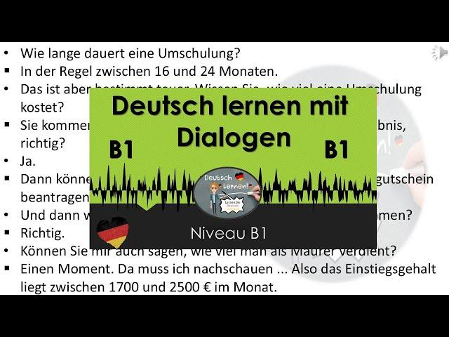 Dialoge B1  | Deutsch lernen durch Hören | 14 |