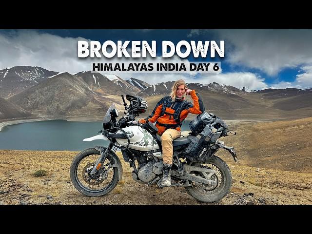 Day of drama braving the Indian Himalayas on a motorcycle