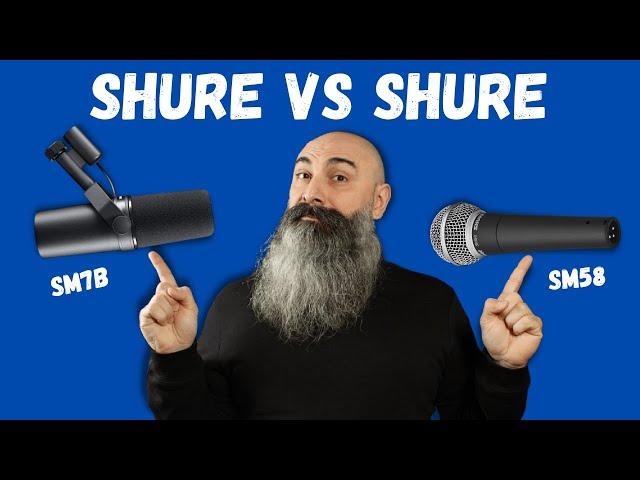 Shure SM58 Vs Shure SM7B [Sound Test & Comparison]