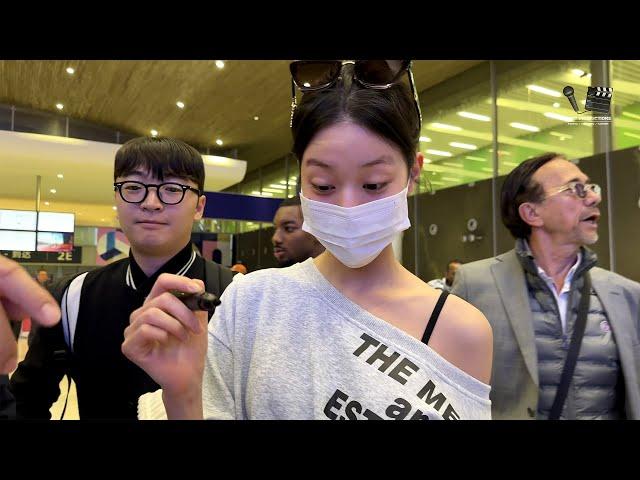 240930 (IVE) WONYOUNG Paris Charles de Gaulle Arrivial for Miu Miu