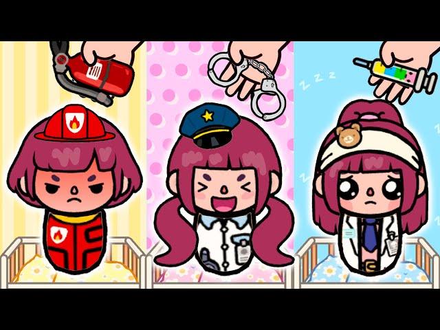 Triplets Seperated At Birth: Rescue Squad ‍️‍️‍ Sad Story | Toca Life World | Toca Boca