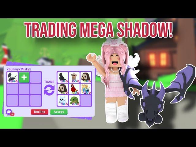 Trading Mega Shadow Dragon *MEGA MISSION* (Adopt Me)