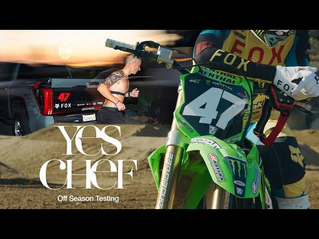 MY FIRST RIDE ON THE 2025 KX 250F | Levi Kitchen YES CHEF