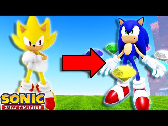 Every Super Sonic DE-TRANSFORMATION! | Sonic Speed Simulator