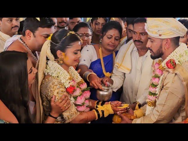 Madhu gowda marriage : ಮದುವೆ ಟೈಮಲ್ಲಿ ಮಧುಗೌಡ ಹೇಗಿದ್ರು ನೋಡಿ | Madhu gowda marriage video