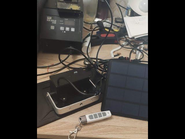 микрореле 433 mhz в светильник на солнечной батарее.