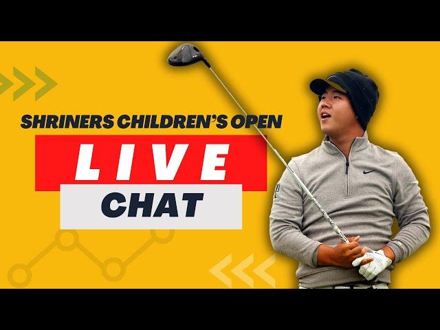 Shriners Children's Open Live Chat | Fantasy, Betting, DFS Q&A, Weather 2023