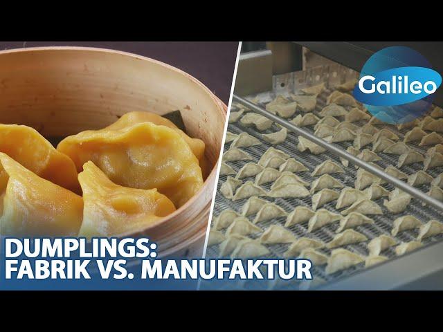 Dumplings: Fabrik vs. Manufaktur