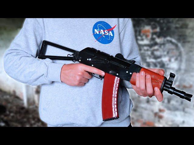 КАК СДЕЛАТЬ АКС-74У ИЗ ДЕРЕВА?! | HOW TO MAKE AKS-74U!?