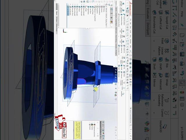 Learn SolidWorks CAD Tutorials #CAD #CAM #Shorts #Tutorial