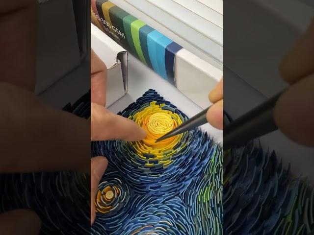 Quilling Starry Night/ Artoholic/ 2D Quilling