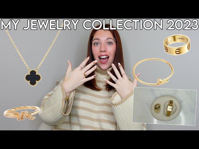 MY ENTIRE JEWELRY COLLECTION 2023! CARTIER, TIFFANY, HERMES & MORE! | Kenzie Scarlett