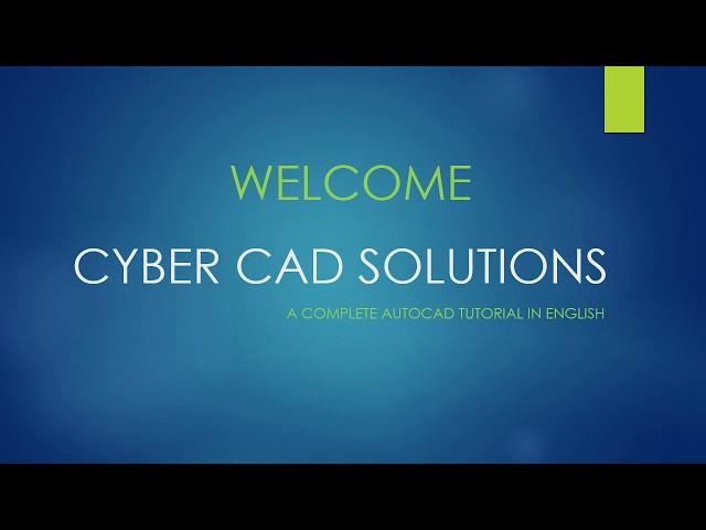 Welcome to Cyber CAD Solutions