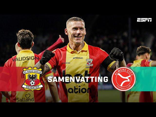  VICTOR EDVARDSEN belangrijk met GOAL & ASSIST ️️ | Samenvatting Go Ahead Eagles - Almere City