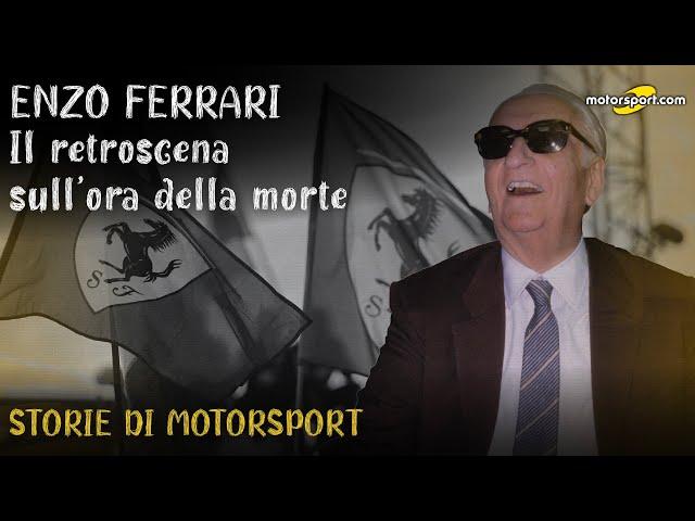 F1, Enzo Ferrari: il retroscena sull'ora della morte… decisa da lui