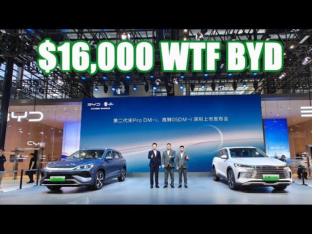 BYD at Shenzhen Auto Show | Launches 2 NEW Models at Insane Prices