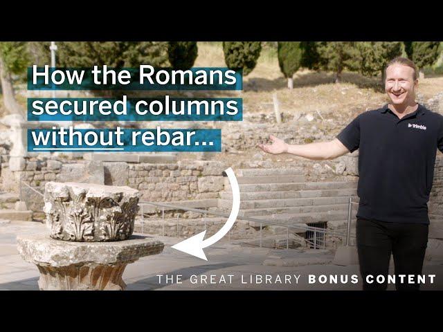 No rebar? No problem! How ancient Romans secured columns.