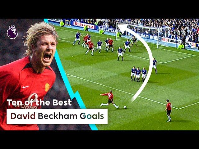 10 ICONIC David Beckham goals you'll NEVER forget