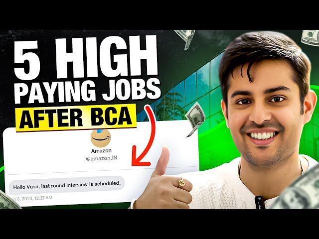 Top 5 highest paying jobs after BCA | Best career options after BCA