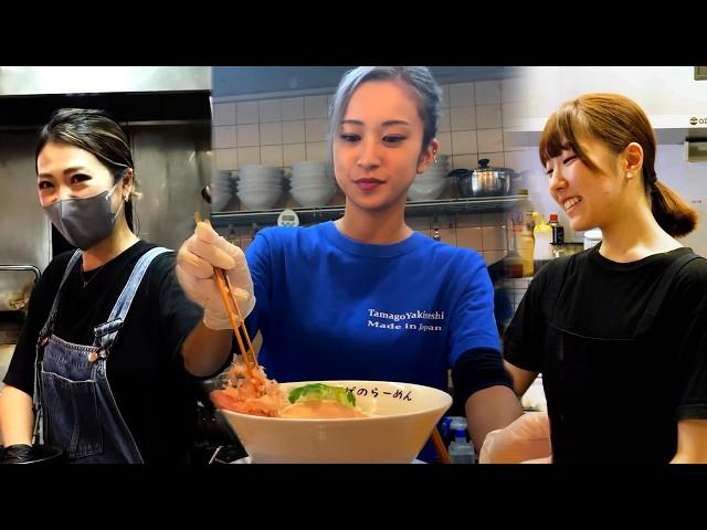 Beautiful Ramen made by Beautiful Women