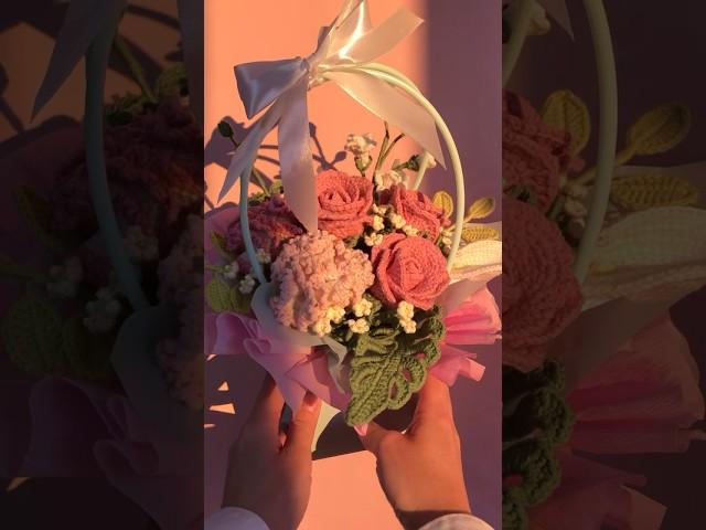 Вязаный букетㅣCrochet bouquet  #crochet#crochetflower #вязание #вязаниекрючком
