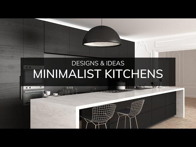 20+ Minimalist Kitchens - Designs & Ideas