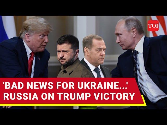 Russia's First Reaction To Trump Victory; Putin Aide Says 'Bad News For Ukraine...' | Watch