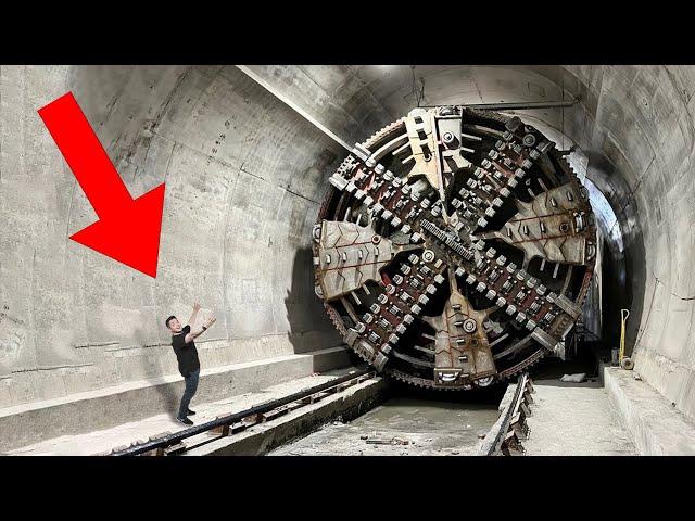 I used a HUGE Tunnel Boring Machine!