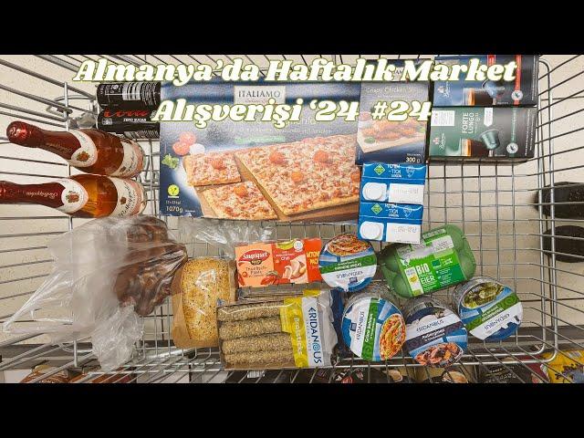 Almanya'da haftalık market alışverişi '24 #24 | Lidl (İtalya ve Yunan haftası ürünleri bulduk!) Rewe