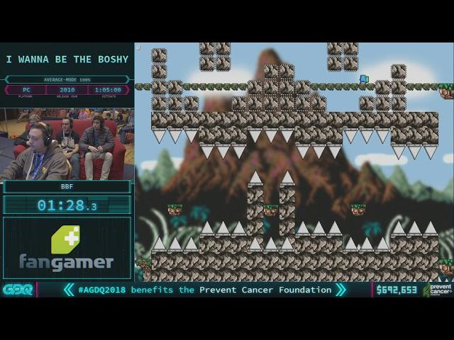 I wanna be the Boshy by BBF in 55:58 - AGDQ2018 - Part 110