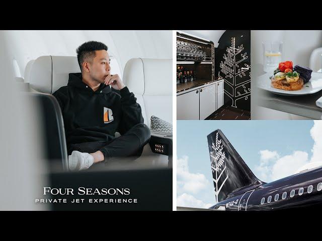 Travelling the World on the Four Seasons Private Jet!