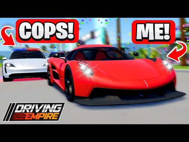 *INSANE* Driving Empire Police Chase!