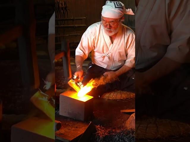 The Process of Making a Samurai Sword with 1,000 Years of Histories #shorts #short