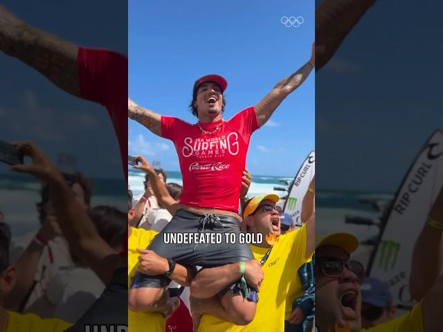 2024 ISA World Surfing Games gold medal winner… Gabriel Medina everyone.  #RoadToParis2024