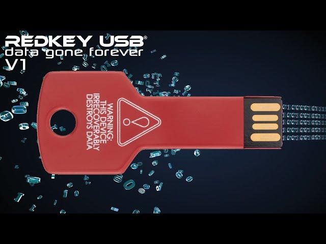 Redkey USB V1 - The World's First Easy-to-Use Computer Data Wipe Tool