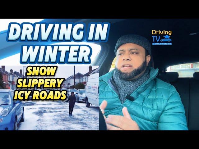 Tips For Driving In Winter | Black Ice | Slippery | Icy Roads | Online Course Learn To Drive!