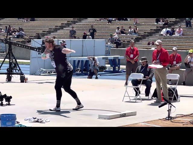 Ryan Crouser 23.56m 77’3.75”                 SHOT PUT WORLD RECORD