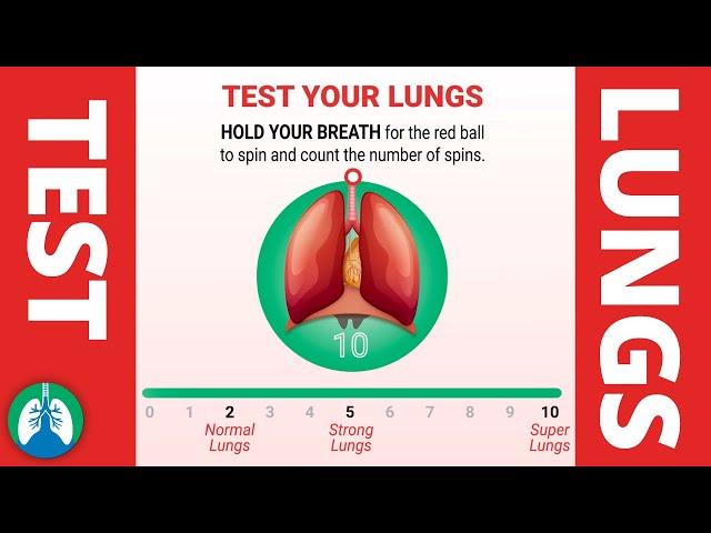 Test Your Lung Capacity | Healthy Lung Test at Home 🫁