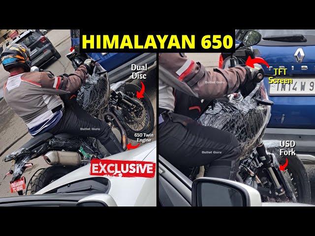 RE Himalayan 650 Spied - Features & All Detailed | Inside Update