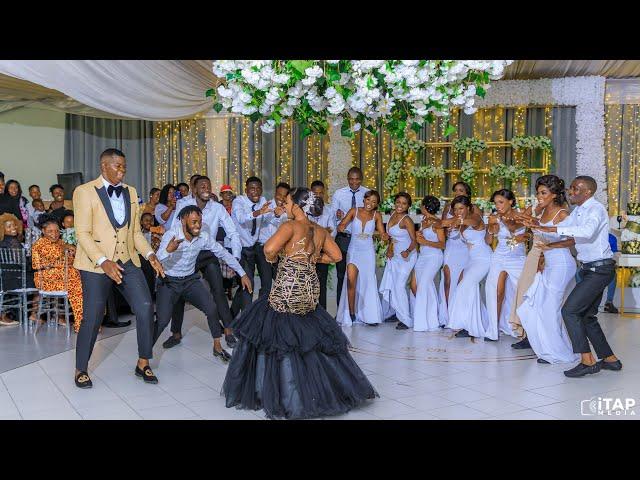 Bride displays some classic dance moves