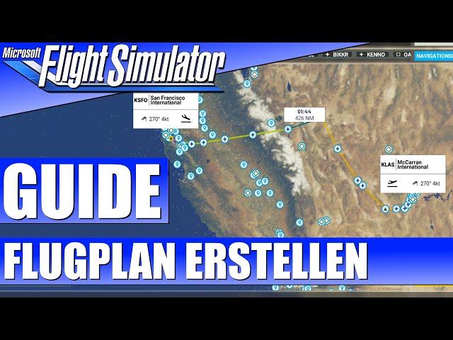 GUIDE: Einen Flugplan erstellen/ILS Frequenzen finden  MICROSOFT FLIGHT SIMULATOR Guide