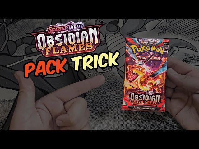 Obsidian Flames Pack Trick Tutorial: Scarlet and Violet Pokemon TCG