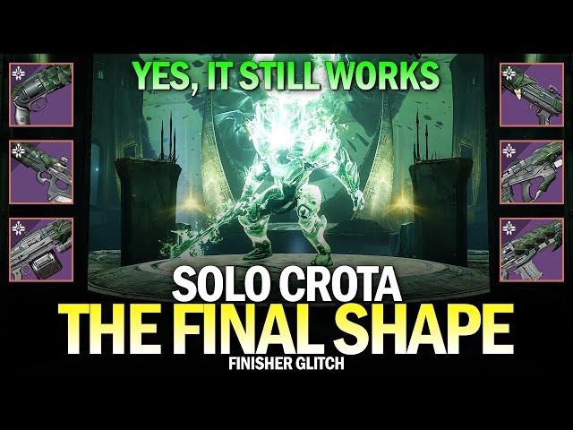 Solo Crota in The Final Shape (Yes, It Still Works) - Finisher Glitch [Destiny 2]