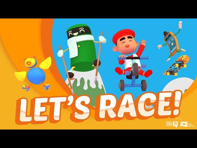 Ep 7 - Let's Race! - Assalamualaikum Iman - Islamic Cartoon for Kids