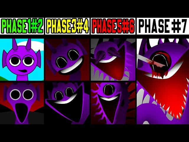 Phase 1 VS Phase 2 VS Phase 3 VS Phase 4 VS Phase 5 VS Phase 6 VS Phase 7 in Incredibox Sprunki!