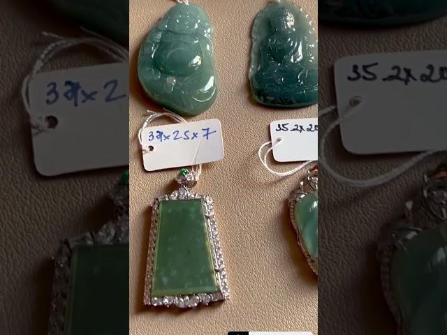 Jadeite Jade A tự nhiên không xử lý, nhiều cấp chất #shorts #short #trangsucphongthuy #claritasgems